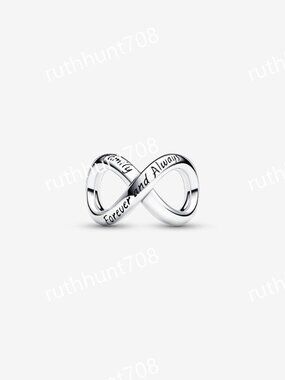 Pandora Forever & Always Infinity Charm|Pendant